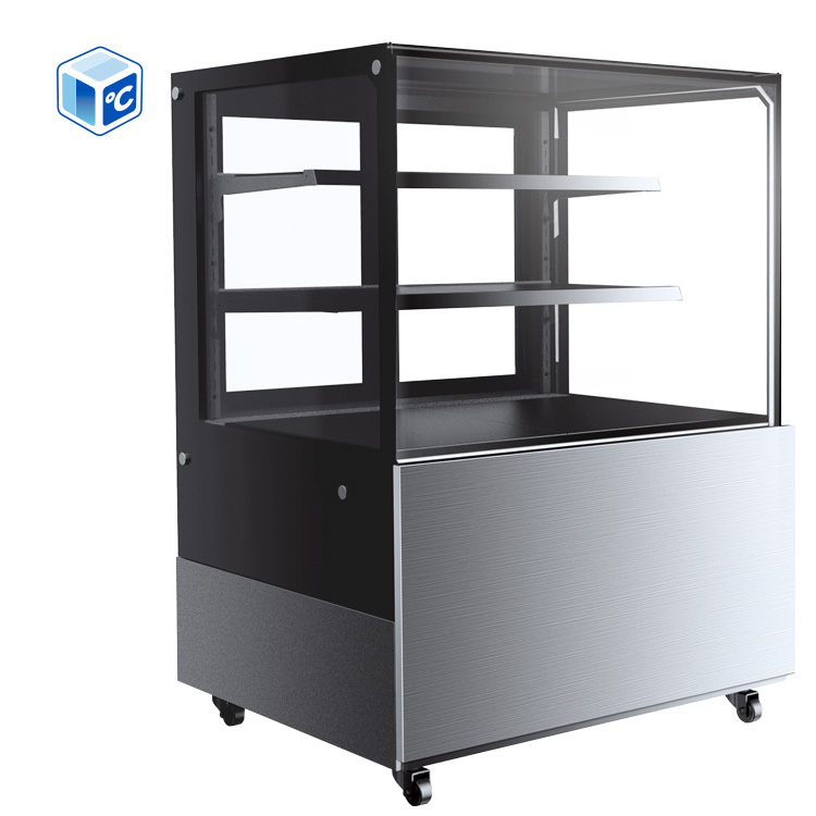 Refrigerated Display Case - 1200x675x1215mm BJD-173 業務用ケーキ陳列冷蔵庫 ファン冷却 R290 2段