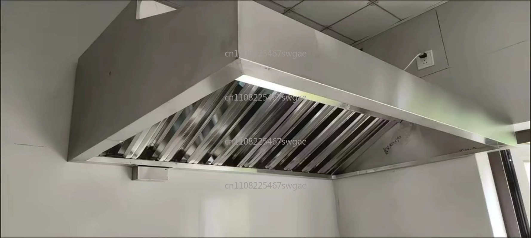 Commercial Kitchen Exhaust Hood - 業務用大型レンジフード ステンレス製 高出力 レストラン・ホテル向け 220V対応