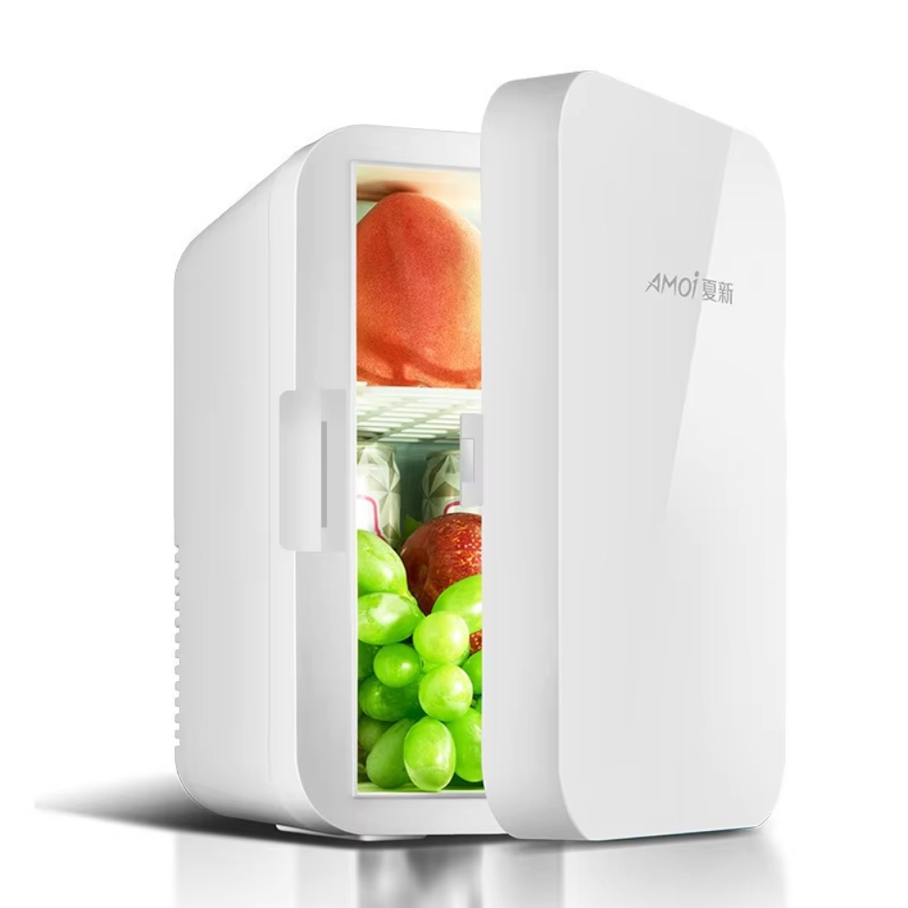 Refrigerated Display Case - ポータブル8Lミニ冷蔵庫 家庭用片開きミニクーラーボックス デジタル温度表示 車載冷凍庫 美容食品冷蔵庫