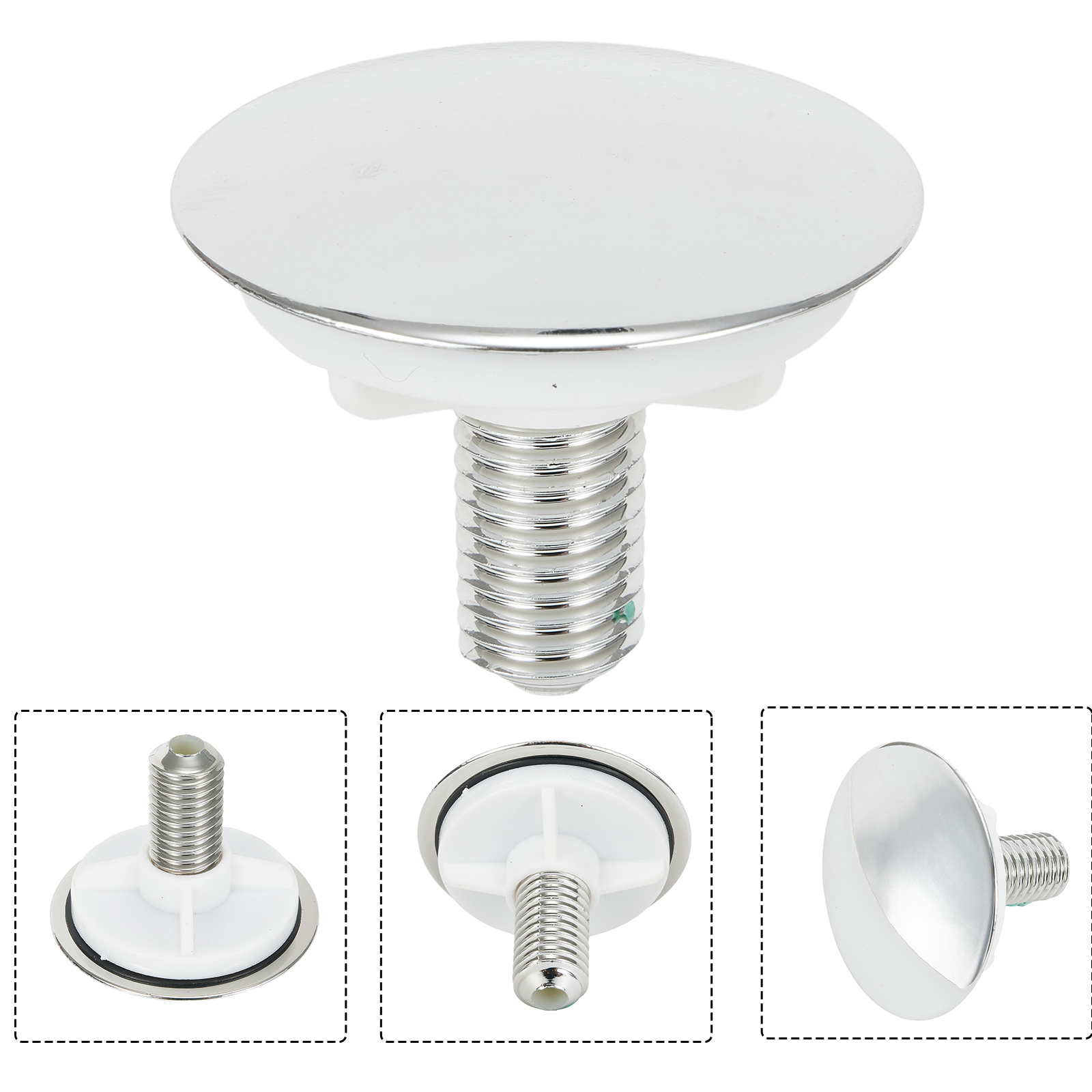 Commercial Kitchen Sink - キッチンシンクのタップ穴カバーステンレス鋼洗面器穴シールプラグ漏れ防止洗面器ランドリー ABS プラスチック 49 ミリメートルアクセサリー