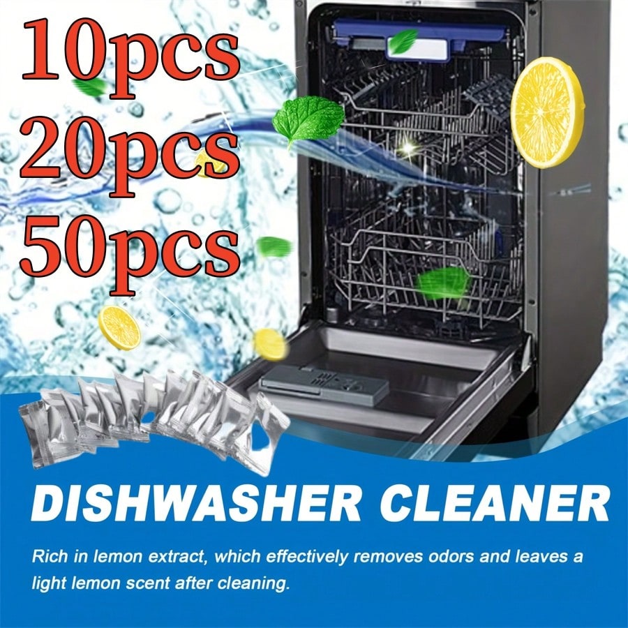 Commercial Kitchen Cleaning - 10/20/50/100 個食器洗い機スケール除去タブレット業務用食器洗い機クリーニングタブレット、キッチン、バスルーム、家庭、家庭用品