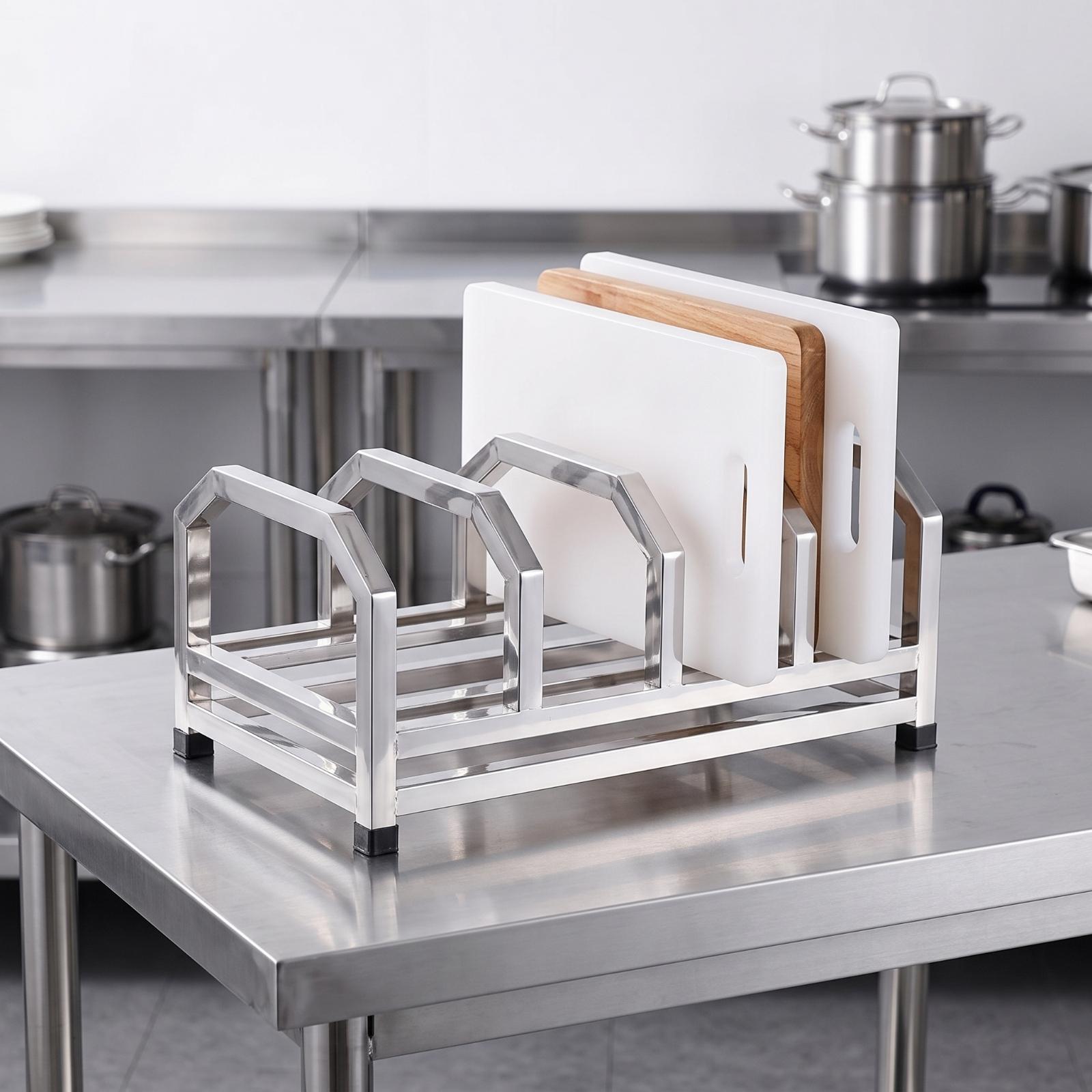 業務用調理エリア向け、まな板や包丁を立てて収納できるコンパク - Commercial Kitchen Utensil Storage のレビューと価格