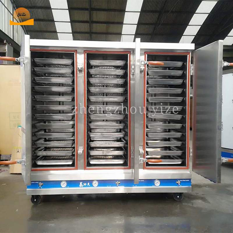 業務用ガス・電気式12/24/36層蒸し器キャビネット、迅速 - Commercial Steamer Cabinet のレビューと価格