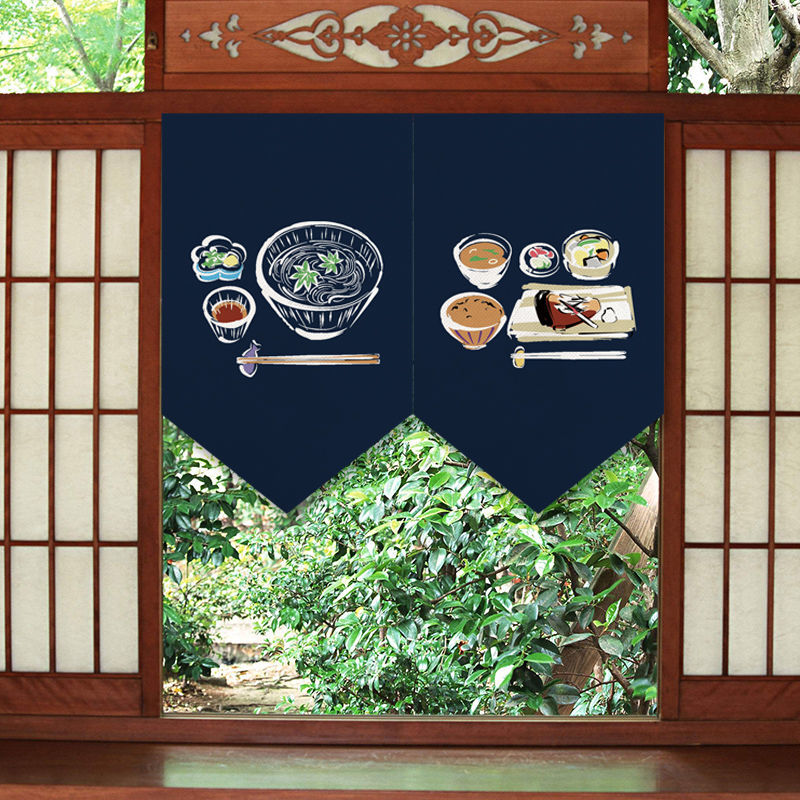日本料理店商業用ペナントショートカーテンカウンター装飾小さな - Commercial Kitchen Windows のレビューと価格