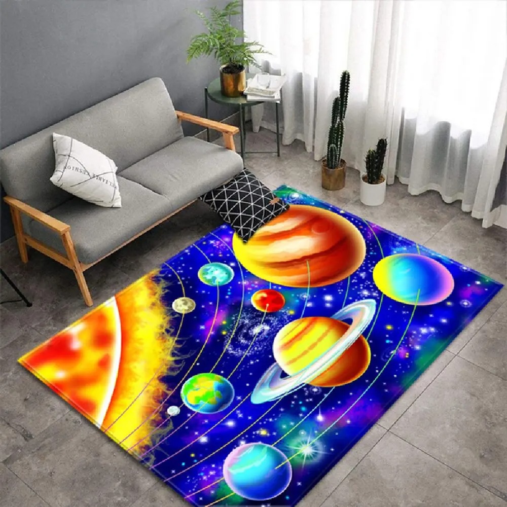 VIKAMA 漫画惑星クリスタルベルベットカーペット大サイズ - Commercial Dishwasher Table のレビューと価格