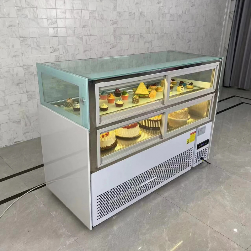 二重層強化ガラス製パンチラー、ケーキ冷蔵庫、ディスプレイキャ - Refrigerated Display Case のレビューと価格