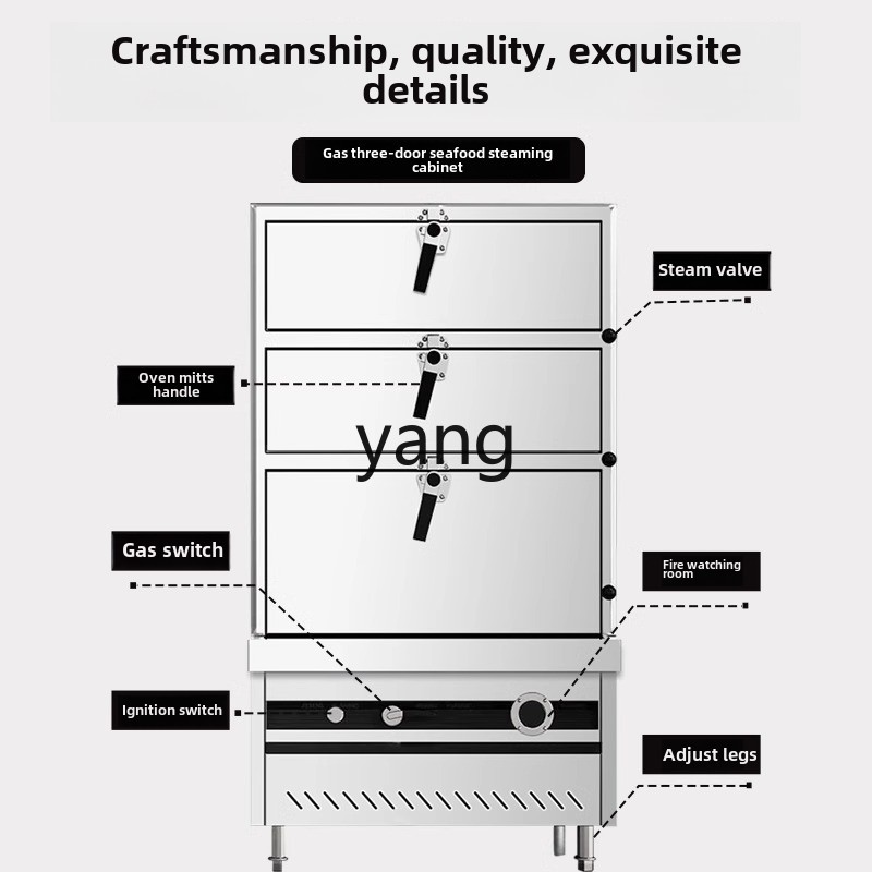 CX業務用三ドアガス電気蒸し器 ホテル蒸し魚煮込みキャビネッ - Commercial Steamer Cabinet のレビューと価格