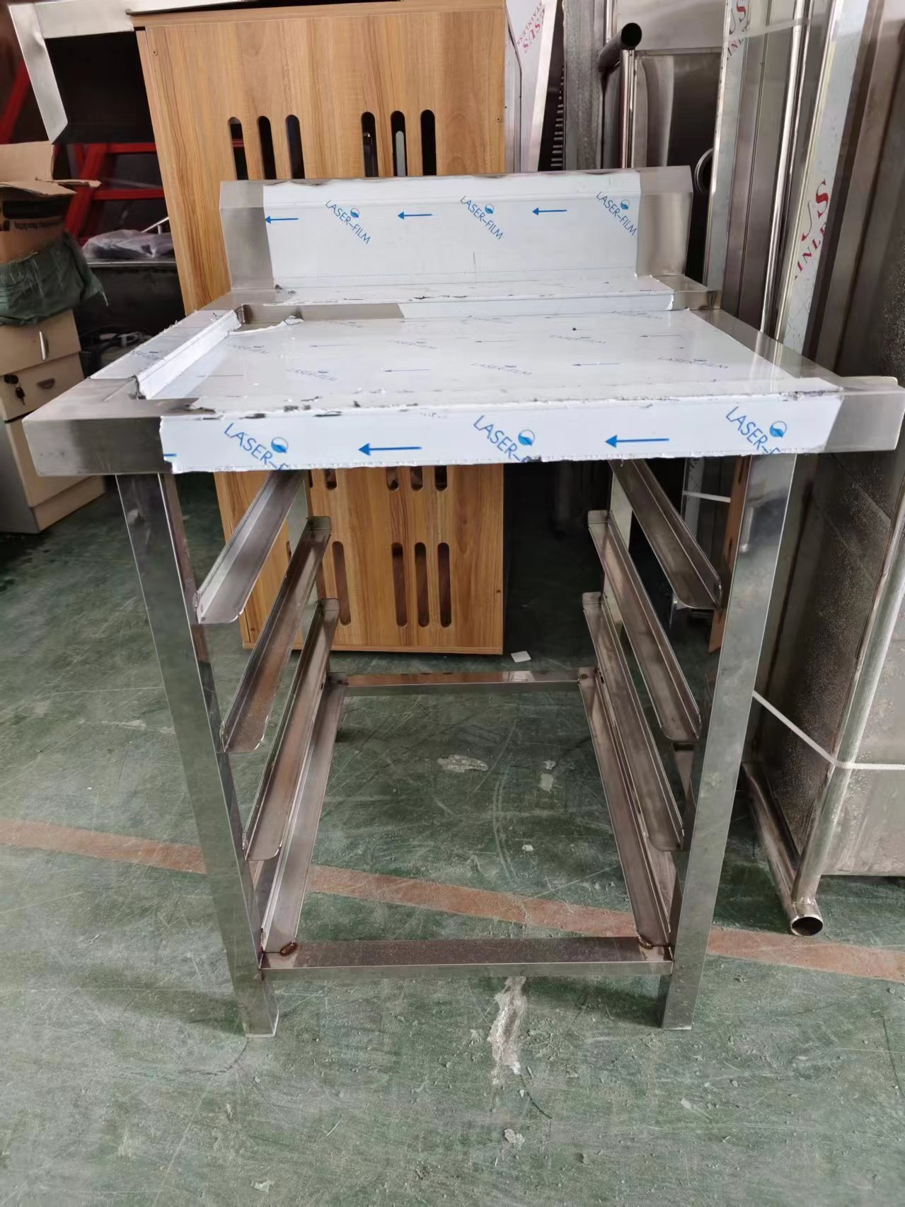 業務用プレミアム収納ラック、食器収集テーブル付き、304ステ - Commercial Dishwasher Table のレビューと価格