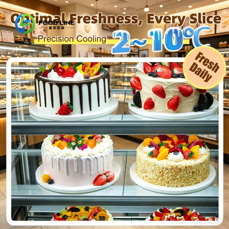 カスタマイズ可能な業務用ガラスケーキ陳列冷蔵庫カウンターチラ - Refrigerated Display Case のレビューと価格