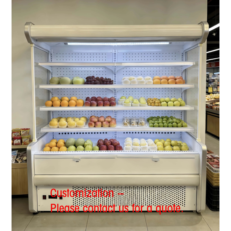 カスタム多層オープンショーケース食料品陳列冷蔵庫（コンプレッ - Refrigerated Display Case のレビューと価格