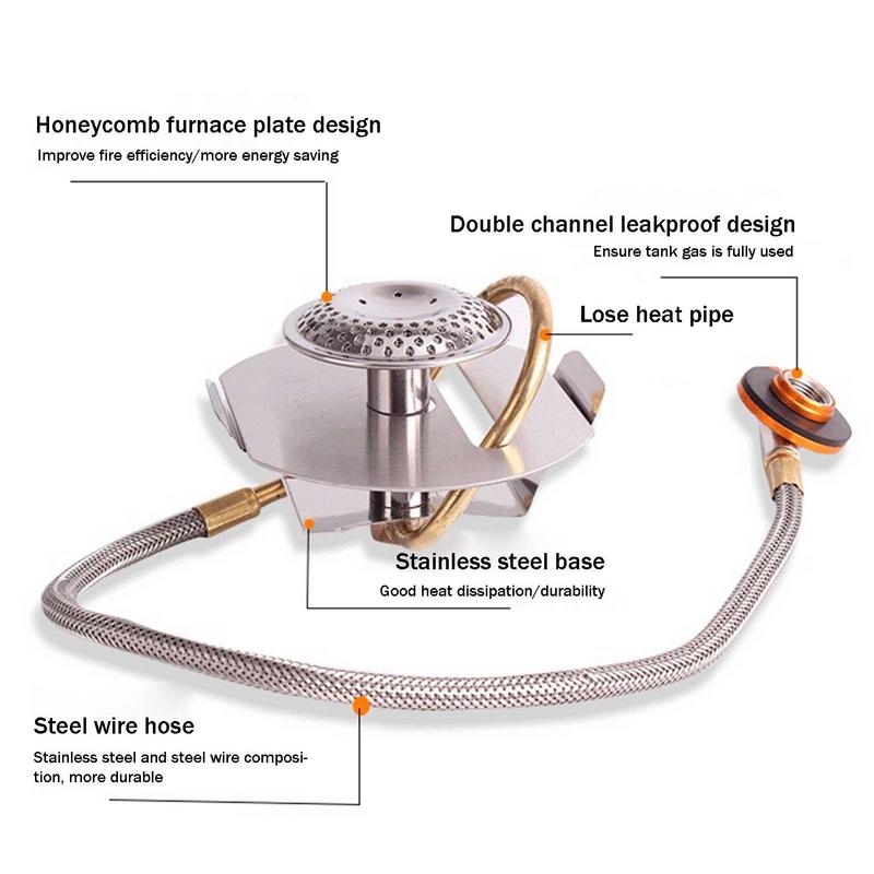ステンレス鋼のポータブル屋外キャンプガスストーブ,アルパイン - Commercial Kitchen Gas Stove のレビューと価格
