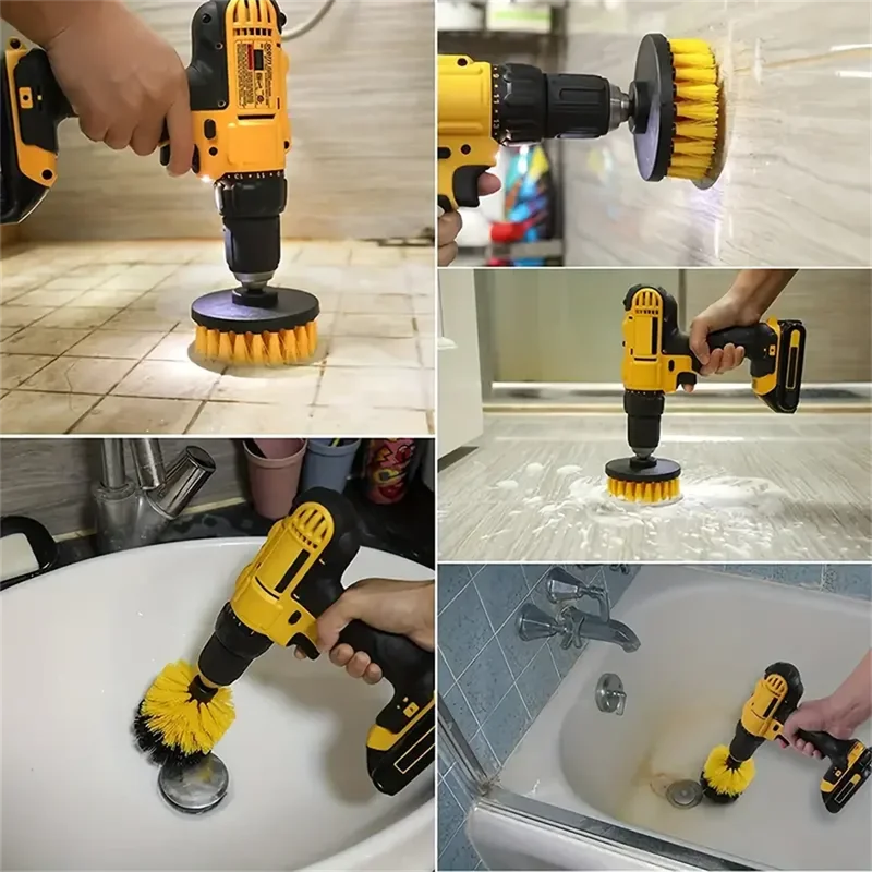3個/セット ドリルブラシセット パワースクラバー 洗浄ブラ - Commercial Kitchen Cleaning のレビューと価格