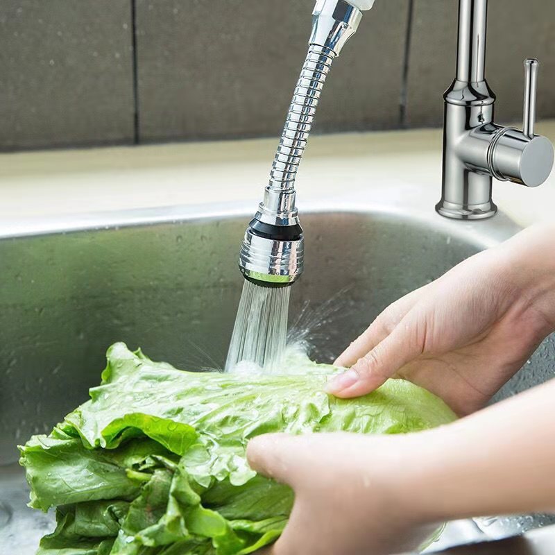 360 度調整蛇口延長チューブ節水ノズルフィルターキッチン水 - Commercial Kitchen Tap のレビューと価格
