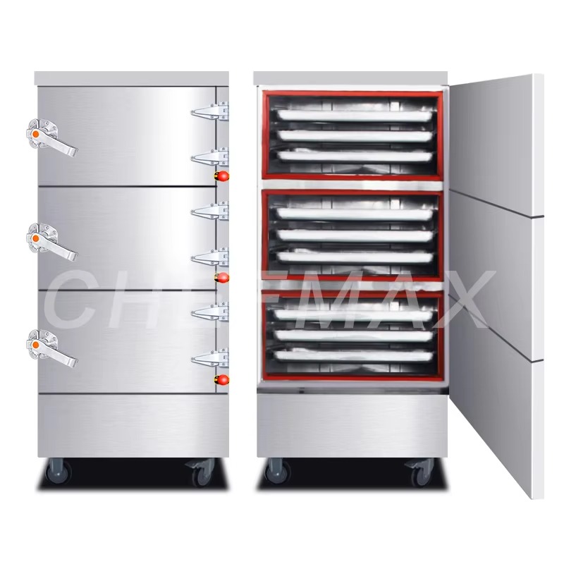 業務用電気ガス両用ステンレス製蒸し器、食品調理用スチームキャ - Commercial Steamer Cabinet のレビューと価格