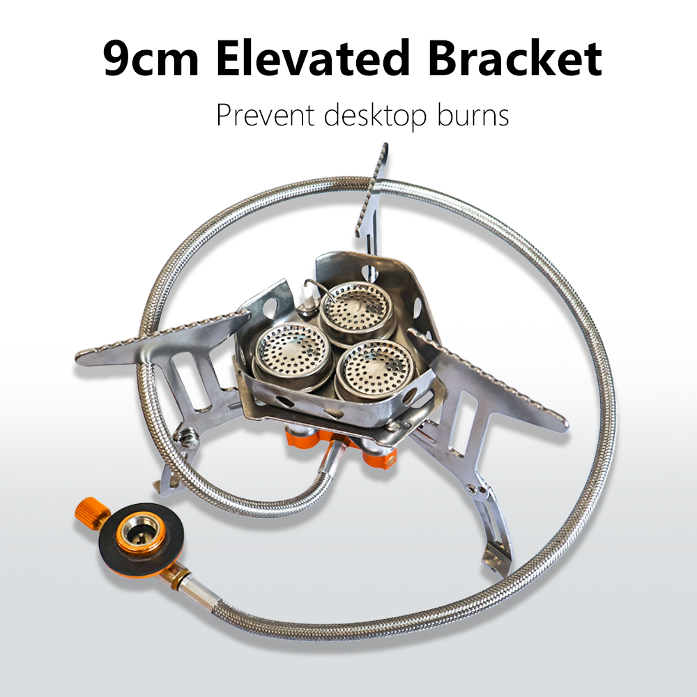 Tarka キャンプガスストーブ 5800 ワット 3 ヘッ - Commercial Kitchen Gas Stove のレビューと価格