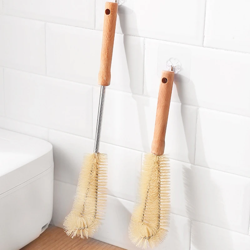 長い木製ハンドルのボトルブラシ、赤ちゃん用おしゃぶり洗浄ブラ - Commercial Kitchen Cleaning のレビューと価格
