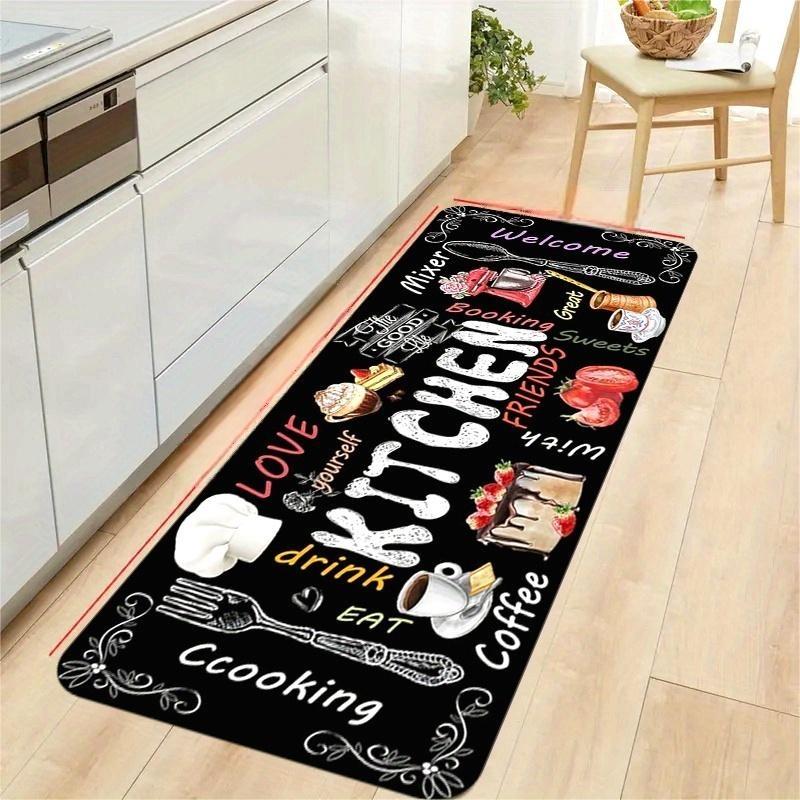 キッチン黒板カーペット ホーム引用パターンマット スタイリッ - Commercial Kitchen Quotes のレビューと価格