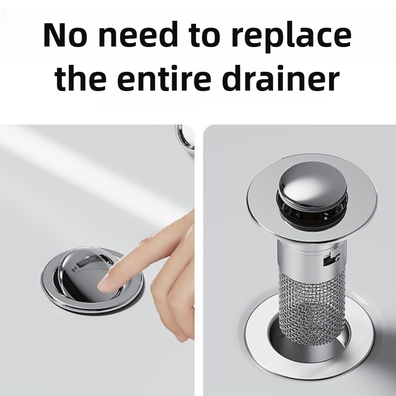 ステンレス鋼のシンク排水フィルター - 防臭ヘアストッパー  - Commercial Kitchen Sink のレビューと価格