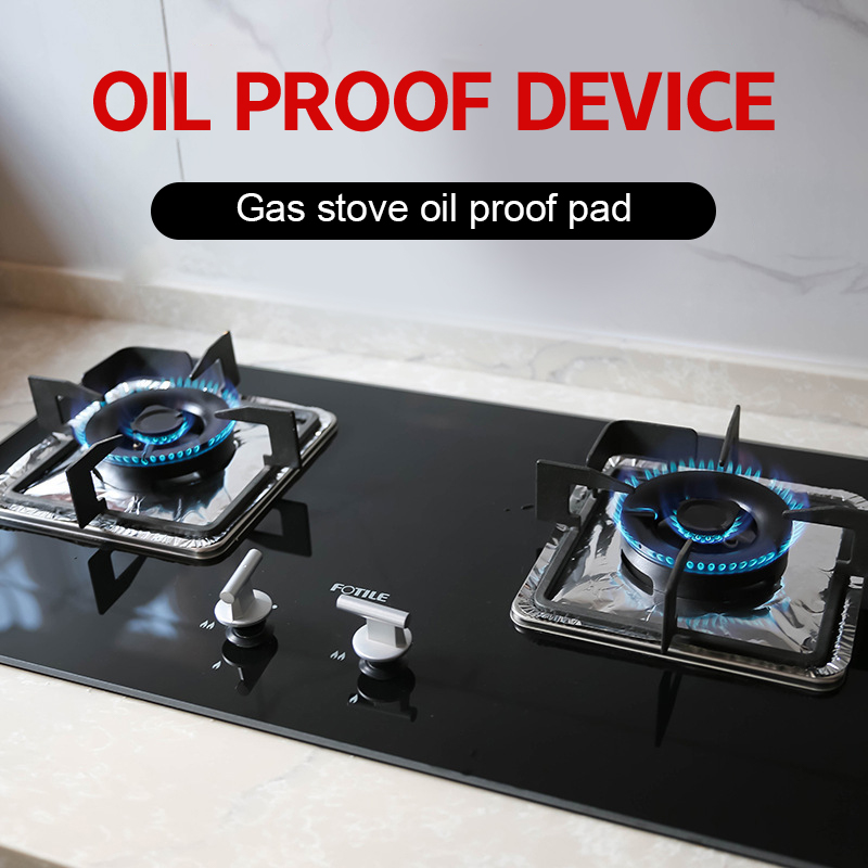 アルミホイルガスコンロ用厚手カバー,防油パッドプロテクター, - Commercial Kitchen Gas Stove のレビューと価格