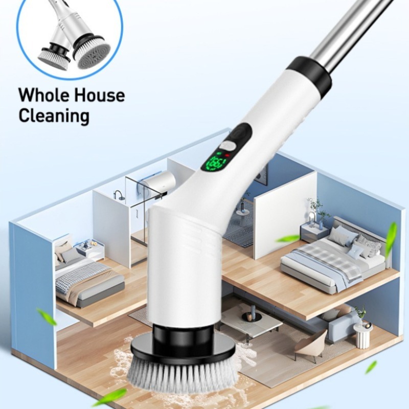 電動スピンスクラバー 9 in 1 コードレスクリーニングブ - Commercial Kitchen Cleaning のレビューと価格