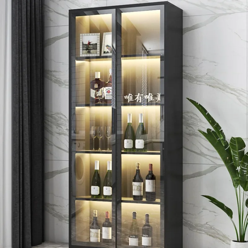 リビングルーム収納バー エスタンテ ガラスディスプレイ ワイ - Commercial Kitchen Wall のレビューと価格