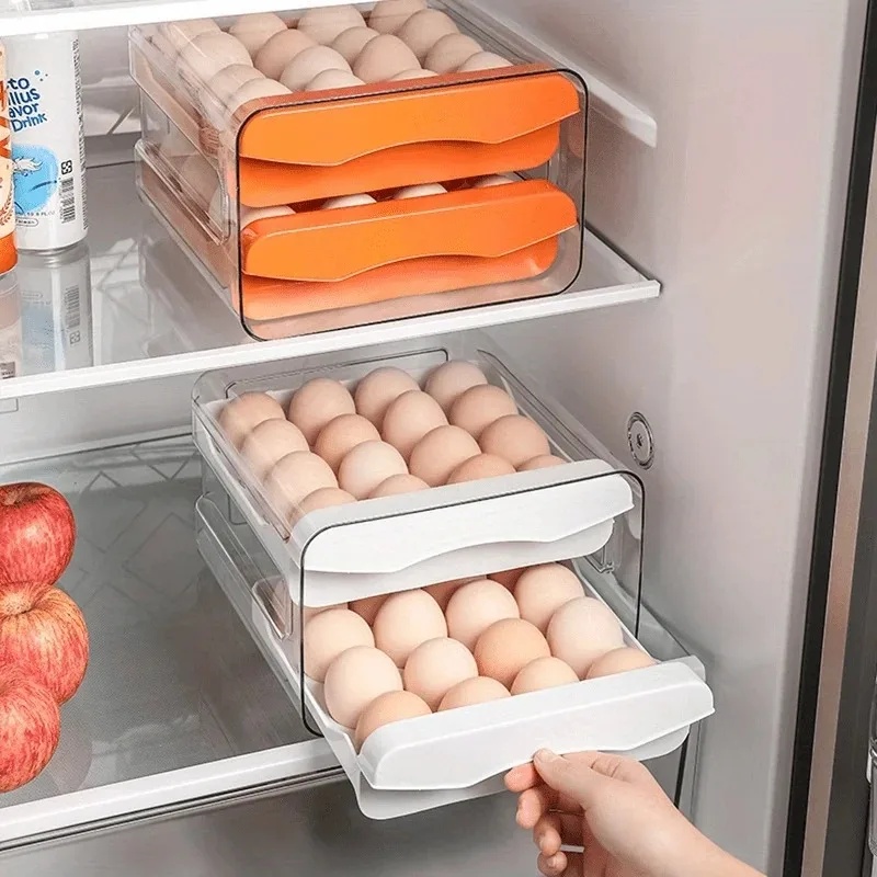 キッチン用卵収納ボックス 2層引き出し式 冷蔵庫用鮮度保持ホ - Commercial Kitchen Fridge のレビューと価格