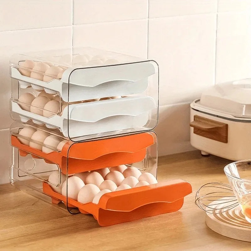 キッチン用卵収納ボックス 2層引き出し式 冷蔵庫用鮮度保持ホ - Commercial Kitchen Fridge のレビューと価格