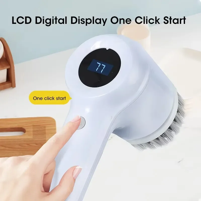 新しいコードレススピンスクラバー、電動充電式、5 in 1ブ - Commercial Kitchen Cleaning のレビューと価格